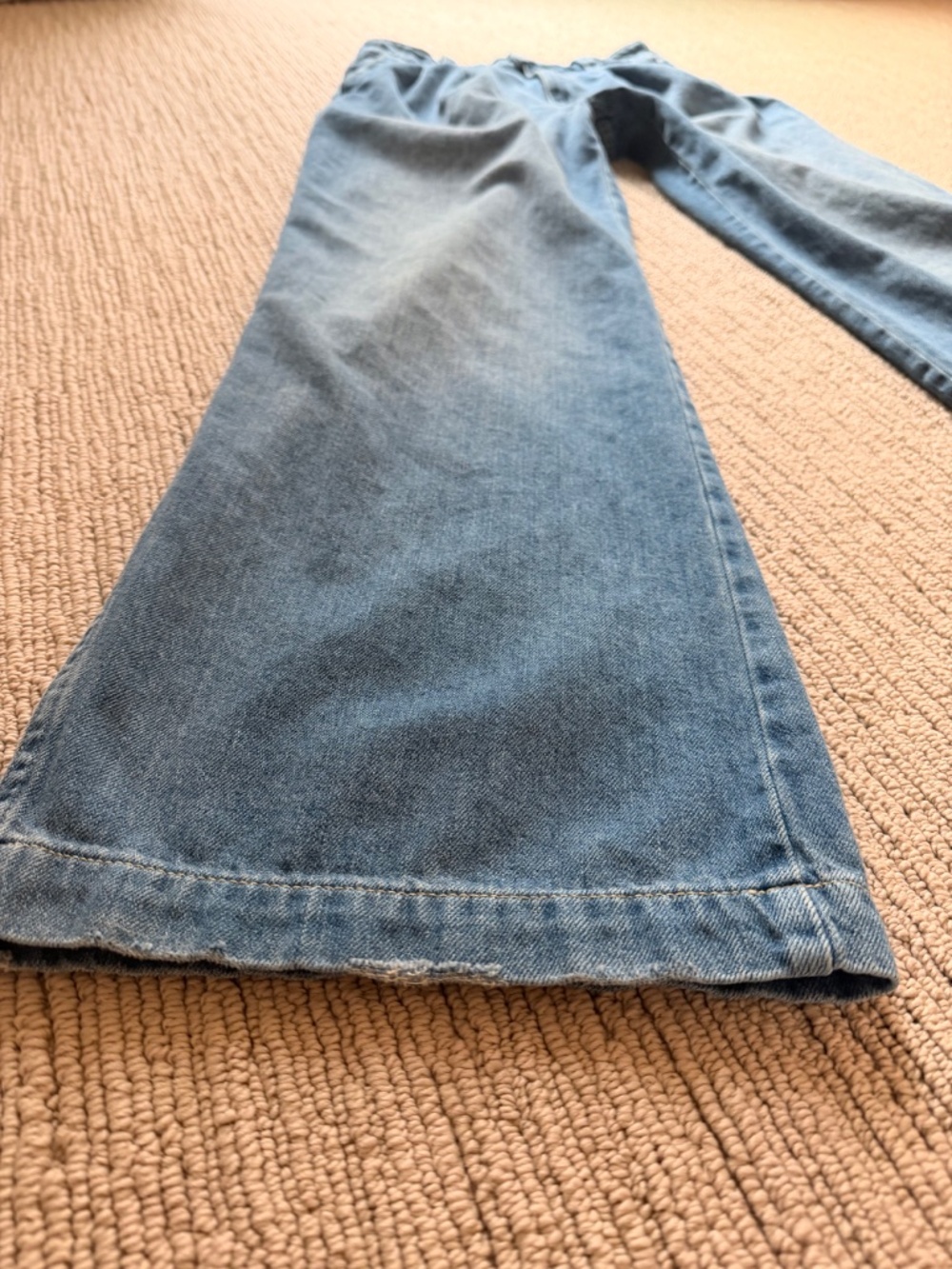 AMO Denim Matilda Soft Wide Leg Pleat Front Trouser Jeans Sz 25/26 NEW $305!! - Picture 7 of 9